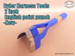 Byler Harness Tools 2 inch English point punch – $45.00. – in stock.