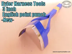 Byler Harness Tools 3 inch English point punch – $60.00. – in stock.