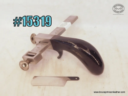 15319 – CS Osborne Newark marked cast metal handle draw gauge – $65.00.
