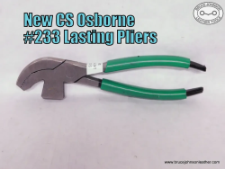New CS Osborne lasting pliers, 5/16 inch wide tips – $50.00. - In Stock