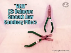 CS Osborne #4 smooth jaw saddler pliers - sharp edges buffed to avoid marking leather – $50.00 – in stock.