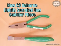 CS Osborne New lightly serrated jaw saddler pliers - $55.00 - in stock.
