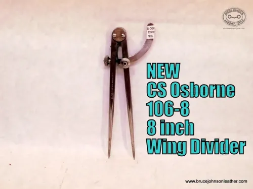 CSO 106-8 – New CS Osborne 8 inch wing dividers with sharp points – $65.00 – in stock.