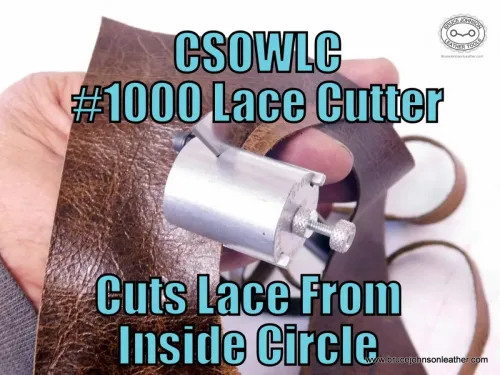 CSOWLC_-CS Osborne #1000 lace cutter-cutting from inside of the circle – $50.00