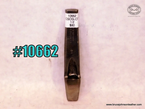10662 – CS Osborne 1/2 inch bag punch – $80.00.