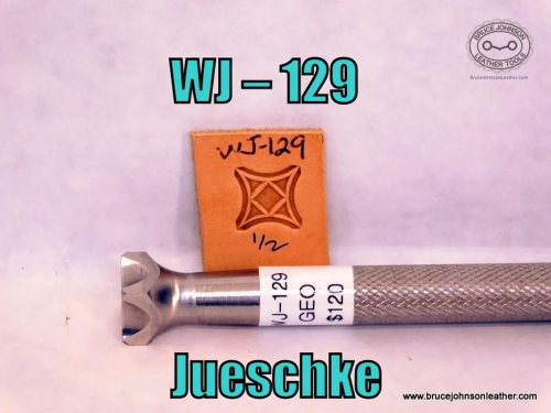 WJ-129 – Jueschke geometric block stamp, 1-2 inch – $120.00