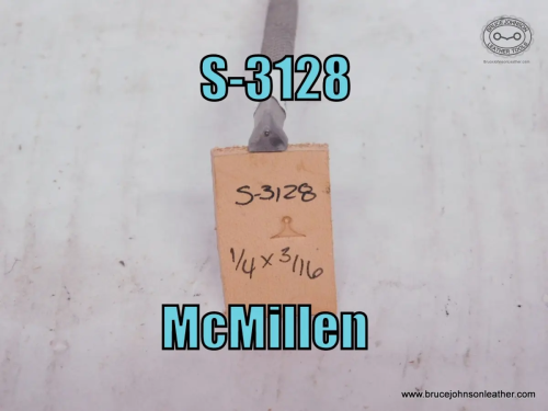 S-3128-McMillen meander stamp, 1-4 X 3-16 inch – $45.00