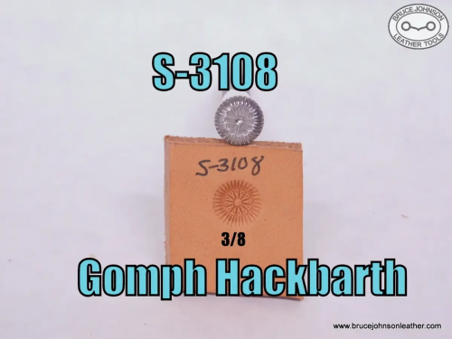 S-3108 – Gomph Hackbarth flower center, 3/8 inch - $55.00