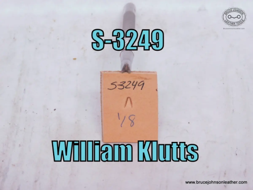 S-3249-William Klutts mule foot, 1-8 inch – $25.00