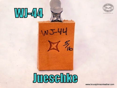 WJ-44 – Jueschke 5-16 inch geometric stamp – $65.00.