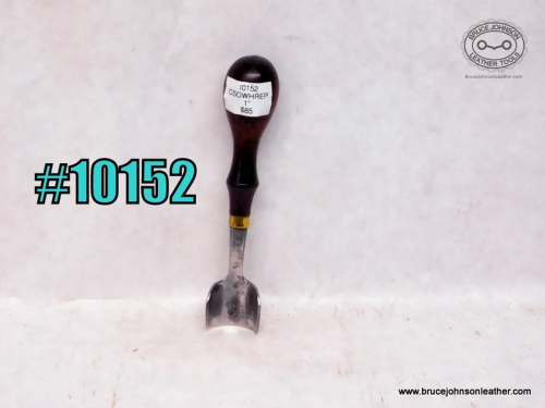 10152 – CS Osborne wooden handle 1 inch round end punch – $85.00