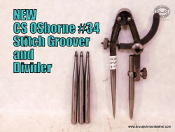 CS Osborne New #34 compass groover with interchangeable tips  – $110.00 – in stock.