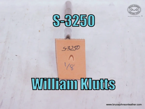 S-3250-William Klutts mule foot, 1-8 inch – $25.00.