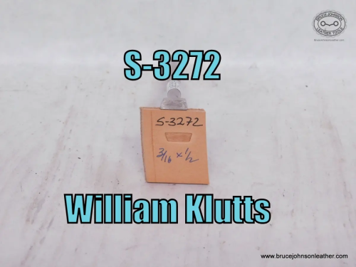 S-3272-William Klutts fine line leaf liner, 3-16 X 1-2 inch – $35.00