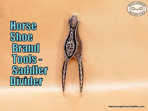 New - Horse Shoe Brand beautiful "Michelangelo" saddler dividers, set screw holds position – $70.00 – in stock