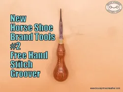 New Horse Shoe Brand Tools #2 freehand stitch groover – $89.50 – in stock.