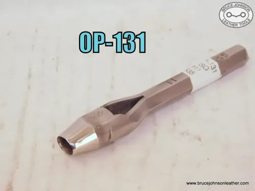 OP-131 – CS Osborne #11 oval punch, 3-8 X 5-16 inch – $35.00.