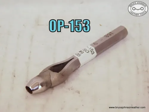 OP-153 – CS Osborne #9 oval punch, 11-32 X 3-16 inch – $35.00