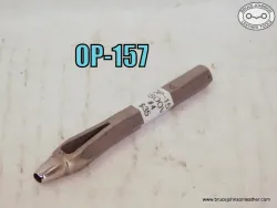 OP-157 – refurbished CS Osborne #4 oval punch, 3-16 X 5-32 inch – $35.00.