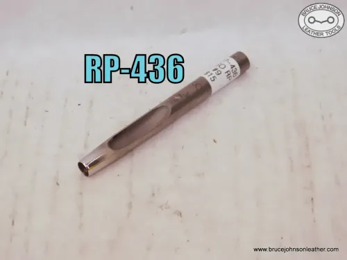 RP-436 – CS Osborne #9 round punch – $15.00.