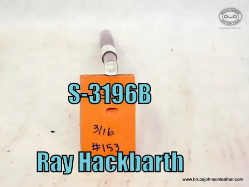 S-3196 – Ray Hackbarth #153 smooth beveler, 3-16 inch wide – $50.00.