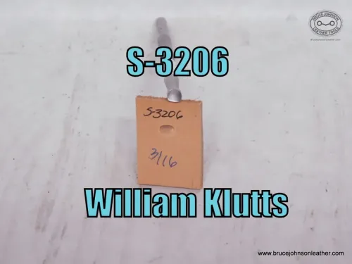 S-3206-William Klutts smooth_beveler 3-16 inch wide - $25.00.