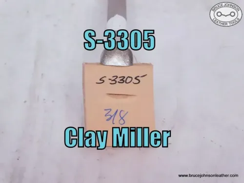 S-3305-Clay Miller checkered beveler, 3-8 inch wide – $25.00.