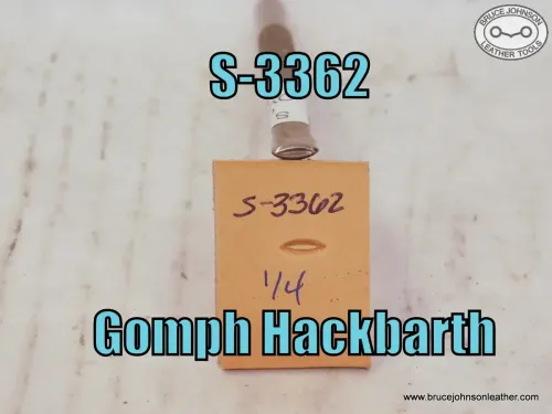 S-3362 – Gomph Hackbarth oval seed, 1-4 inch – $30.00.