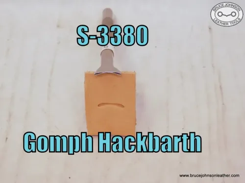 S-3380 – Gomph Hackbarth smooth double end stop – $35.00.