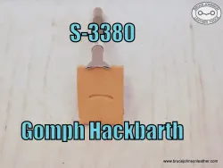 S-3380 – Gomph Hackbarth smooth double end stop – $35.00.