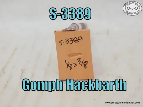 S-3389 – Gomph Hackbarth vertical line shader, 1-8X 3-8 inch – $30.00.