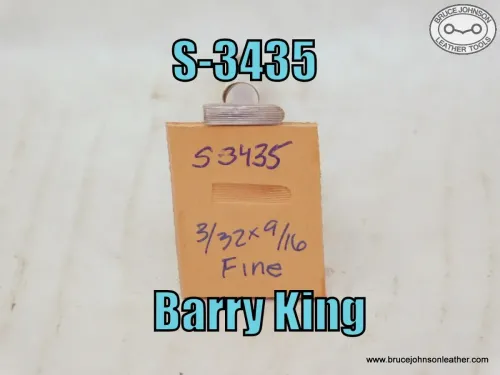 S-3435 – Barry King fine line flower center beveling stamp – $30.00.