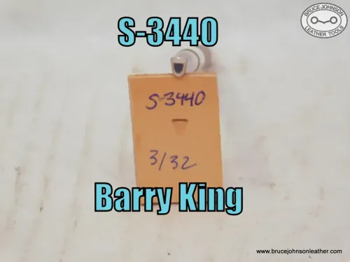 S-3440 – Barry King back beveling stamp, 3-32 inch – $30.00.