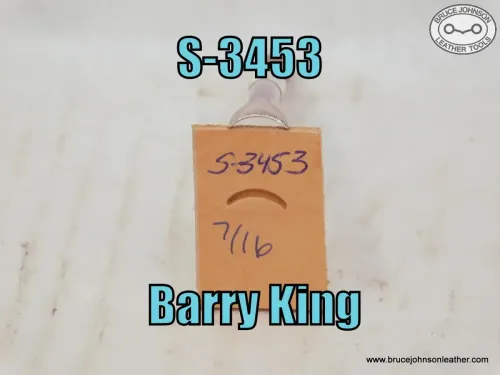 S-3453 – Barry King lined vein stamp, 7-16 inch wide – $30.00