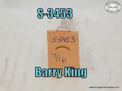 S-3453 – Barry King lined vein stamp, 7-16 inch wide – $30.00