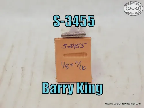 S-3455 – Barry King horizontal line shader, 1-8 X 11-16 inch – $30.00.