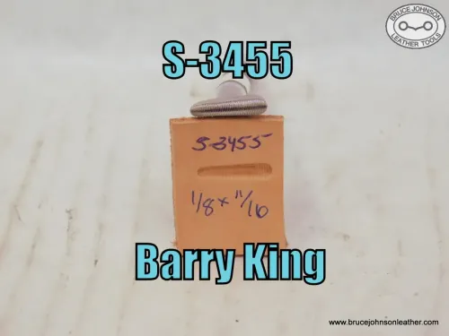 S-3455 – Barry King horizontal line shader, 1-8X 11-16 inch – $30.00.