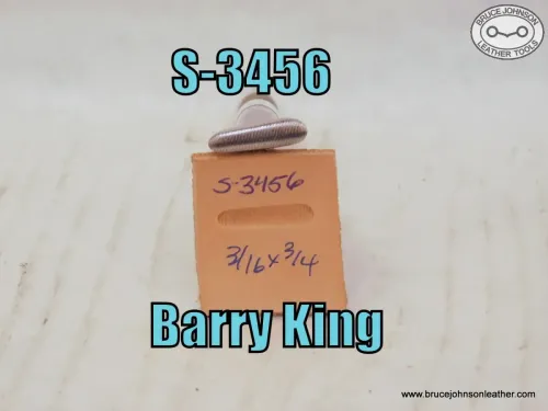 S-3456 – Barry King horizontal line shader, 3-16 X 3-4 inch – $30.00.