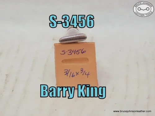 S-3456 – Barry King horizontal line shader, 3-16 X 3-4 inch – $30.00.