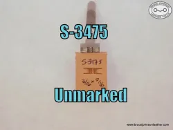 S-3475 – unmarked rope center basket stamp, 3-16 X 7-16 inch – $65.00
