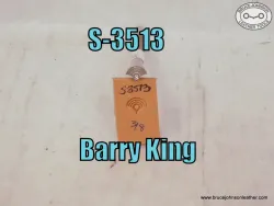 S-3513 – Barry King dot shell stamp, 3-8 inch wide – $45.00