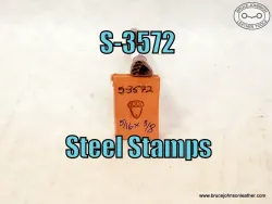 S-3572 – Steel Stamps acorn stamp, 5-16 X 3-8 – $50.00.