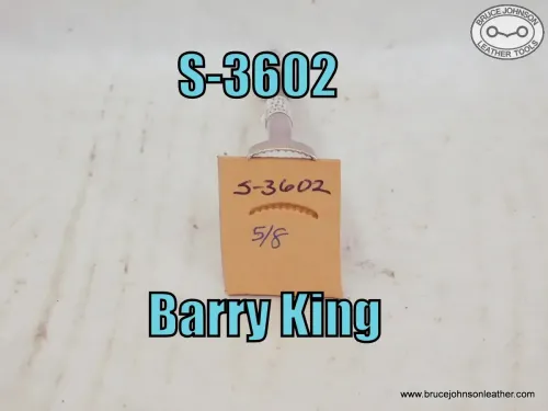 S-3602 – Barry King line and scallop veiner, 5-8 inch – $30.00