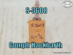 S-3608 – Gomph Hackbarth double rope center basket stamp, 1-8 X 7-16 inch – $45.00.