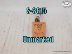 S-3615 – Unmarked acorn stamp 5-16 X 3-8 inch – $40.00.