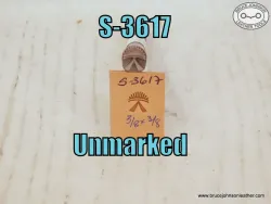S-3617 – geometric stamp, 3-8 inch – $40.00