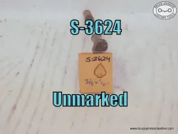 S-3624 – Unmarked spade stamp, 3-8X 1-2 inch – $20.00.