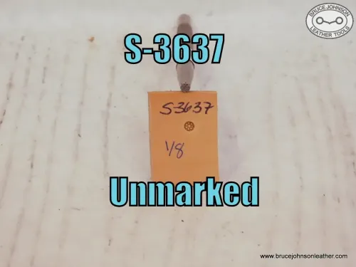 S-3637 – Unmarked Birdseye backgrounder, 1-8 inch – $20.00.
