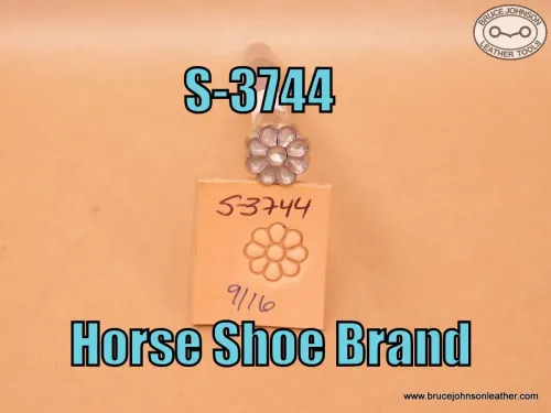 S-3744 – Horse Shoe Brand Tools flower stamp, 9-16 inch – $80.00 – a few in stock..