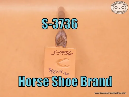 S-3756 – Horse Shoe Brand Tools pineapple stamp, 3-8X 9-16 inch – $90.00